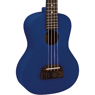 Kohala Tiki Concert Ukulele Ocean Blue