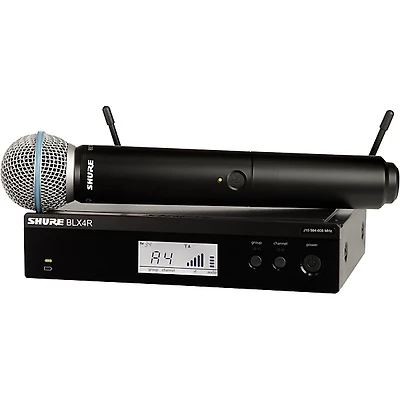 Shure BLX24R/B58 Wireless System With Rackmountable Receiver and BETA 58A Microphone Capsule