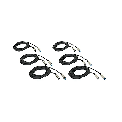 Musician's Gear Lo-Z Microphone Cable 20' 6-Pack