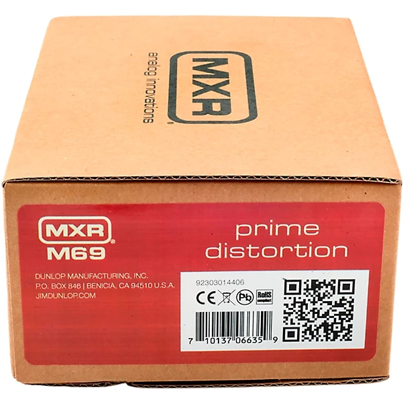 MXR M69 Prime Distortion Guitar Effects Pedal