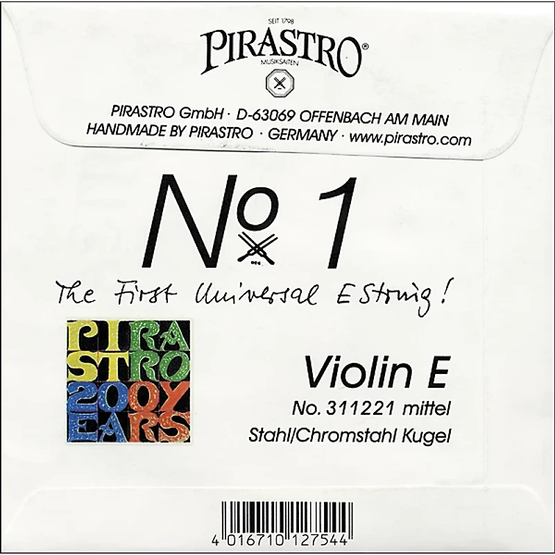 Pirastro Univeral No.1 Series Violin E String