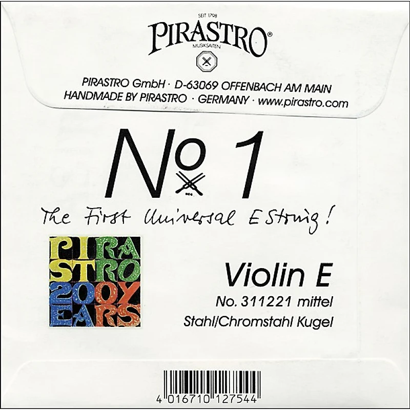 Pirastro Univeral No.1 Series Violin E String