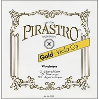 Pirastro Wondertone Gold Label Series Viola A String 16.5 in. Full Size