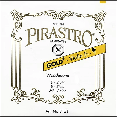 Pirastro Wondertone Gold Label Series Violin A String 4/4 Size