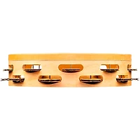 MEINL Artisan Edition Calf Skin Tambourine Dual Rows, Mixed Jingles, 10"