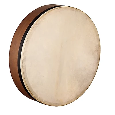 MEINL Artisan Edition Mizhar Goatskin Head Walnut Brown 18 x 4 in.