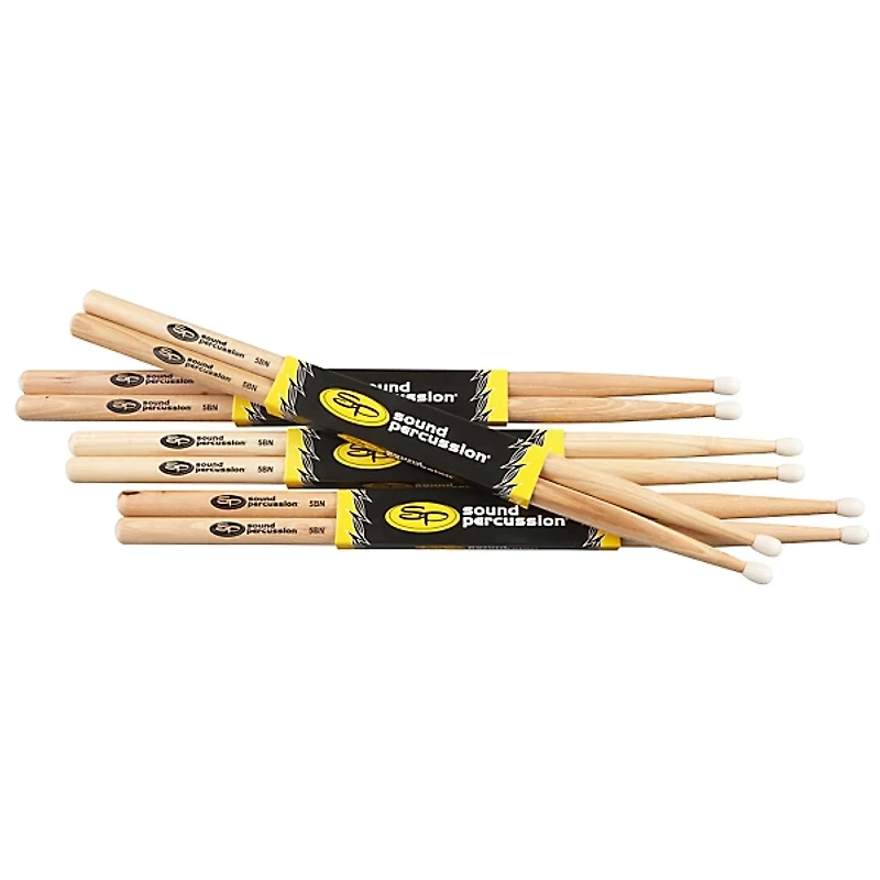 Sound Percussion Labs Hickory Drum Sticks 4-Pack -