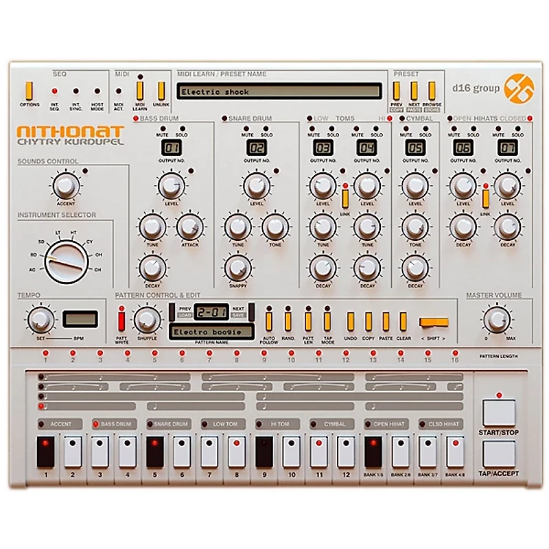 D16 Group Nithonat TR606 Emulation (VST/AU) Software Download