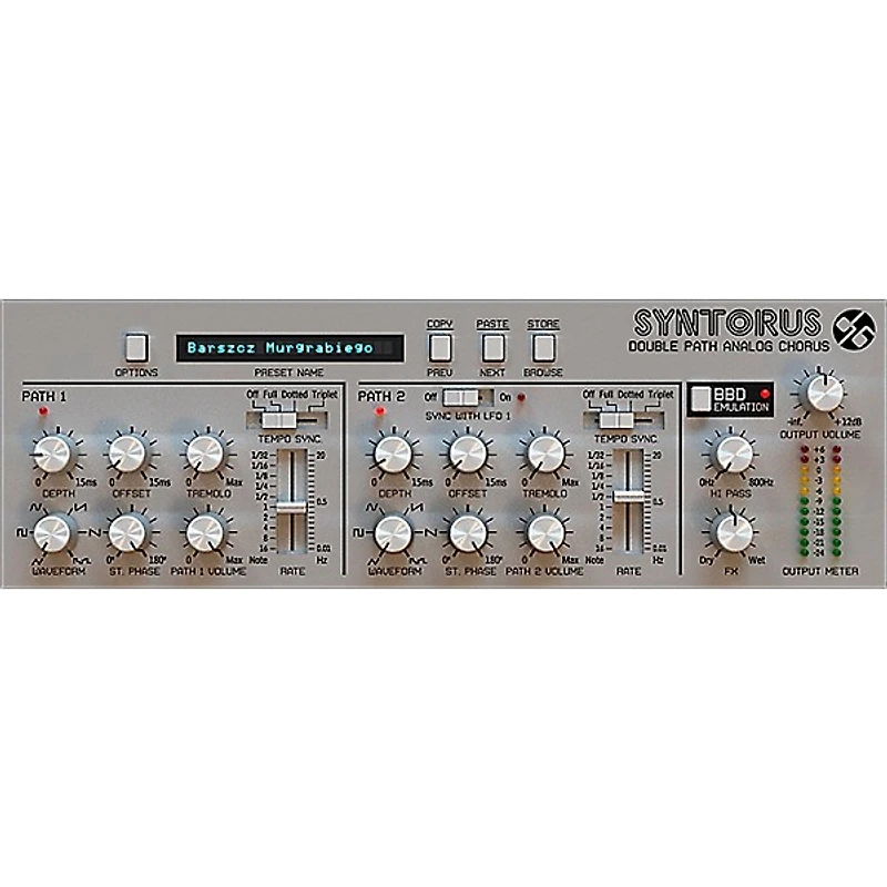 D16 Group Syntorus Double Path Analog Chorus (VST/AU) Software Download