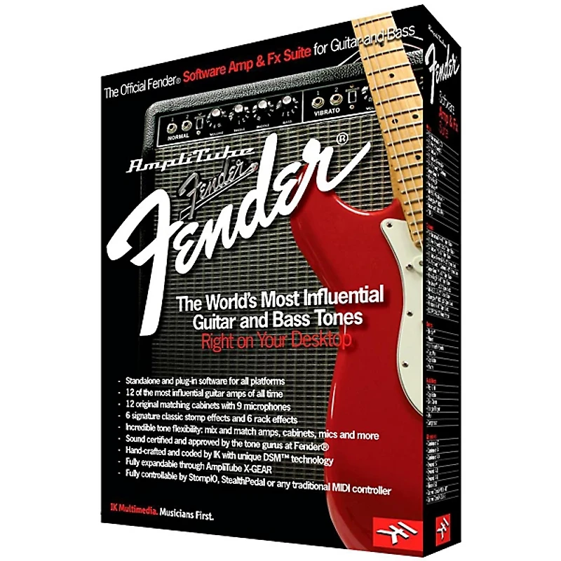 IK Multimedia IK AmpliTube Fender Software Download
