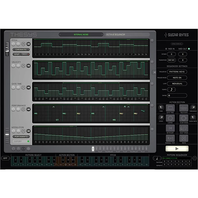 SUGAR BYTES Thesys Step Sequencer Plug-in (Download)
