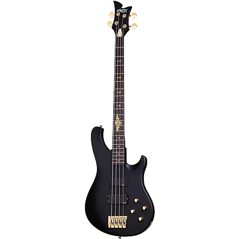 Schecter Guitar Research Johnny Christ Signature Bass Guitar Satin Black