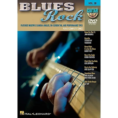 Hal Leonard Blues Rock Guitar Play-Along Volume 28 DVD