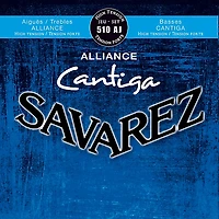 Savarez 510AJ Alliance Trebles Cantiga Basses High Tension Standard Guitar String Set