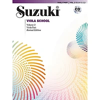 Alfred Suzuki Viola School Viola Part & CD Volume (Revised