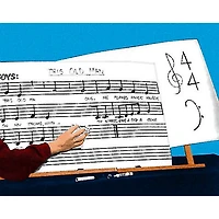 Hal Leonard Erasable Music Chart Boards (6 Pack)