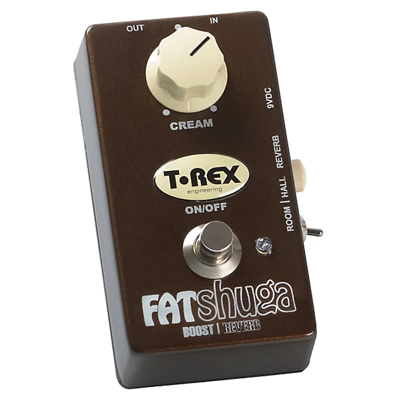 T-Rex Engineering Fat Shuga Boost with Reverb Guitar Effects Pedal