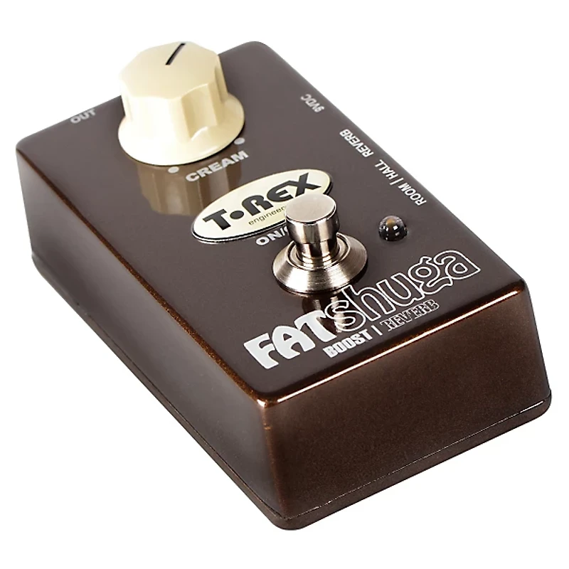 T-Rex Engineering Fat Shuga Boost with Reverb Guitar Effects Pedal