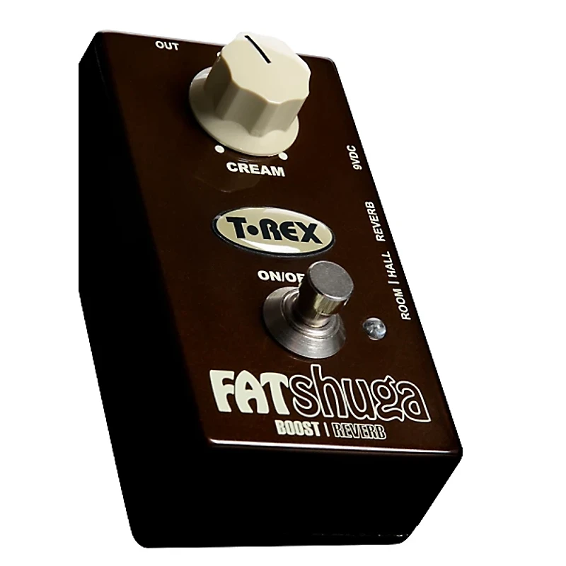 T-Rex Engineering Fat Shuga Boost with Reverb Guitar Effects Pedal