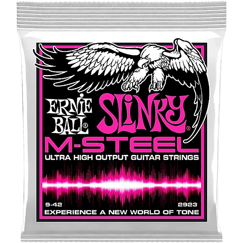 Ernie Ball 2923 M-Steel Super Slinky Electric Guitar Strings