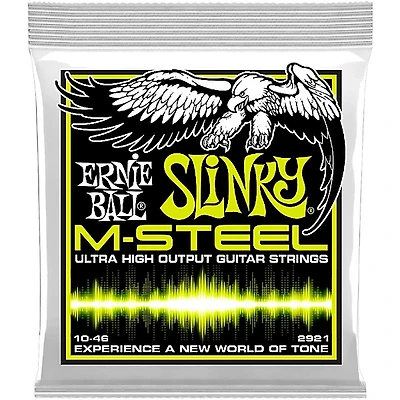 Ernie Ball 2921 M-Steel Regular Slinky Electric Guitar Strings