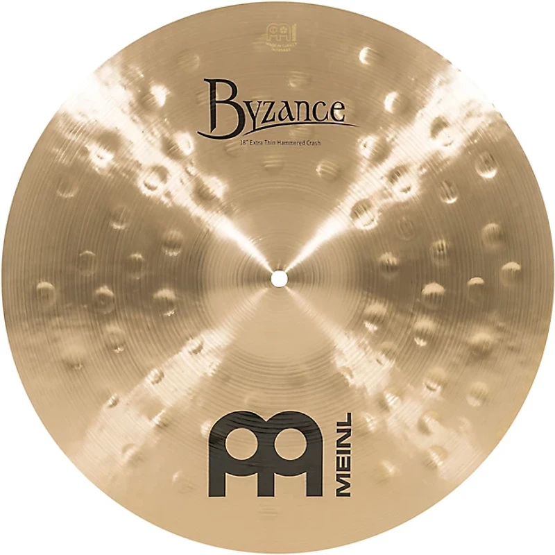 MEINL Byzance Traditional Extra Thin Hammered Crash Cymbal 18 in.