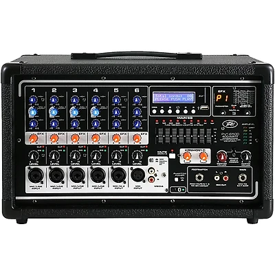 Peavey PVi 6500 6-Channel 400W Powered PA Head With Bluetooth and FX