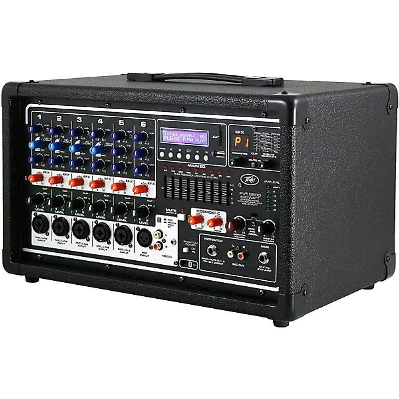 Peavey PVi 6500 6-Channel 400W Powered PA Head With Bluetooth and FX