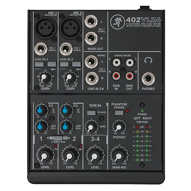Mackie VLZ4 Series 402VLZ4 4-Channel Ultra Compact Mixer