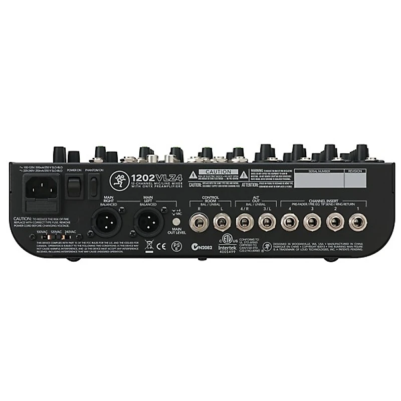 Mackie VLZ Series 1202VLZ4 12-Channel Compact Mixer