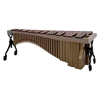 Adams Alpha Series 4.3 Octave Rosewood Marimba with White Wash Rails Satin Gold Resonators