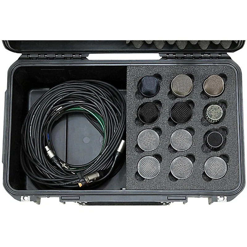 SKB iSeries Injection Molded Case for 12 Microphones