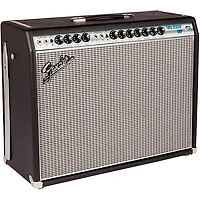 Fender '68 Custom Twin Reverb 85W 2x12 Tube Guitar Combo Amp With Celestion G12V-70s Speaker Black