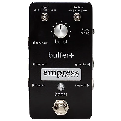 Empress Effects Buffer+ Analog I/O Interface Guitar Effects Pedal With Switchable Boost