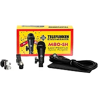 TELEFUNKEN M80-SH Supercardioid Dynamic Handheld Vocal Microphone Black