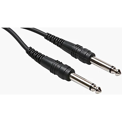 Hosa CPP105 BLM Unbalanced 1/4" TS Male to Unbalanced 1/4" TS Male Patch Cable - 5 ft.