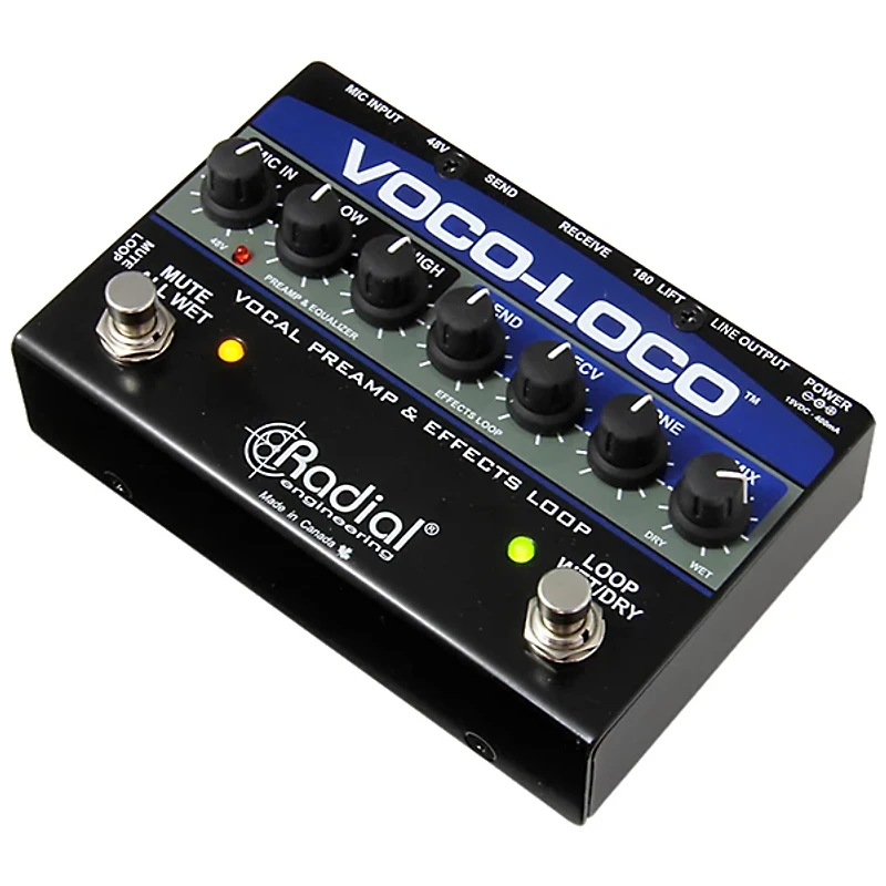 Radial Engineering Voco-Loco Vocal Preamp and Effect Switcher