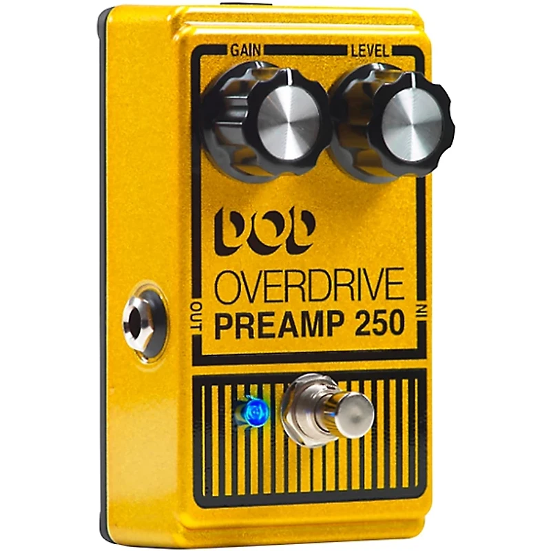 DOD Analog Overdrive Preamp 250 Guitar Effects Pedal with True-Bypass and LED