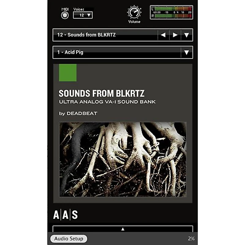 Applied Acoustics Systems Sound Bank Series Ultra Analog VA-2 - Sounds from BLKRTZ