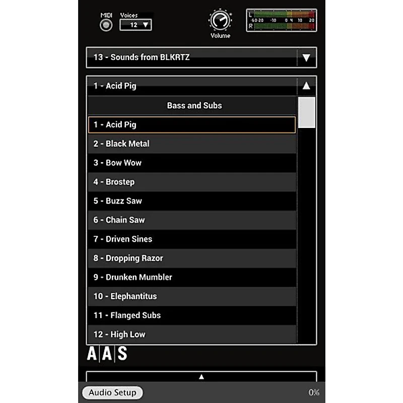 Applied Acoustics Systems Sound Bank Series Ultra Analog VA-2 - Sounds from BLKRTZ