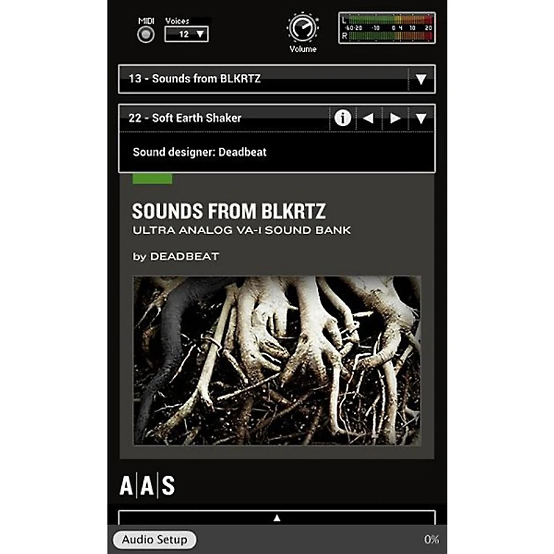 Applied Acoustics Systems Sound Bank Series Ultra Analog VA-2 - Sounds from BLKRTZ