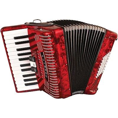 Hohner Hohnica Beginner 48 Bass Accordion Red