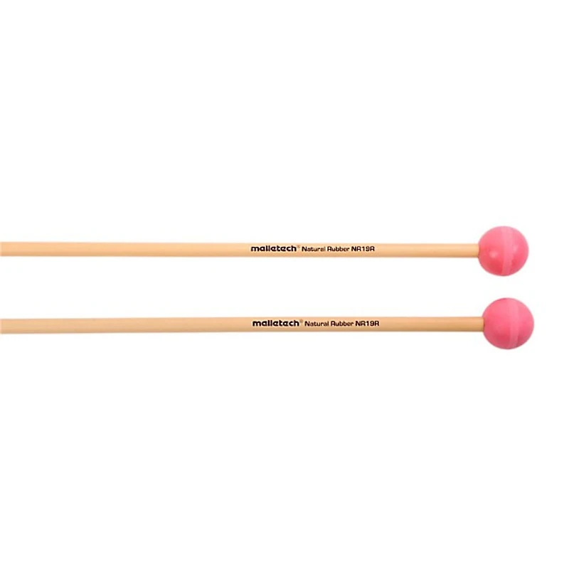 Malletech Natural Rubber Rattan Mallet Pink