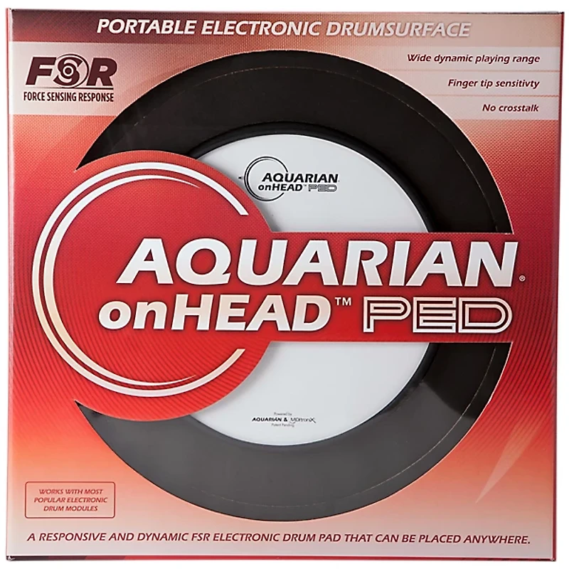 Aquarian onHEAD Portable Electronic Drumsurface 10 in.
