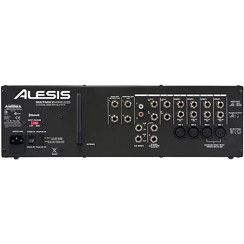 Alesis MultiMix 10 Wireless 10-Channel Rackmount Mixer With Bluetooth