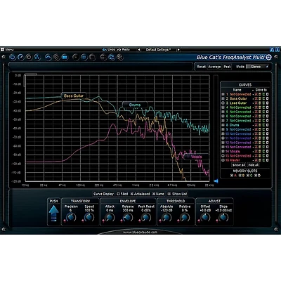 Blue Cat Audio FreqAnalyst Multi Spectrum Analysis Tool Software Download
