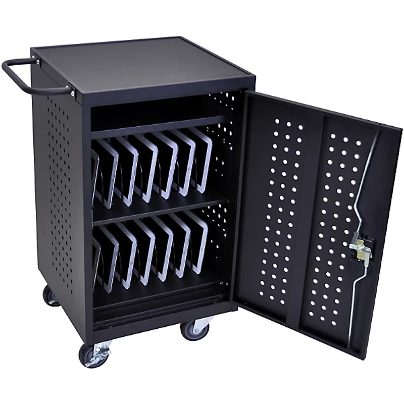 H. Wilson Luxor LLTM30-B 30 Tablet Charging Cart