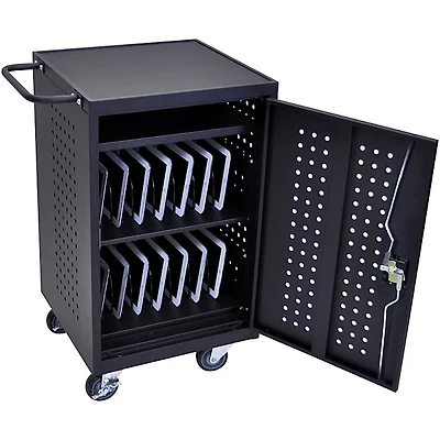 H. Wilson Luxor LLTM30-B 30 Tablet Charging Cart