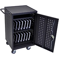 H. Wilson Luxor LLTM30-B 30 Tablet Charging Cart