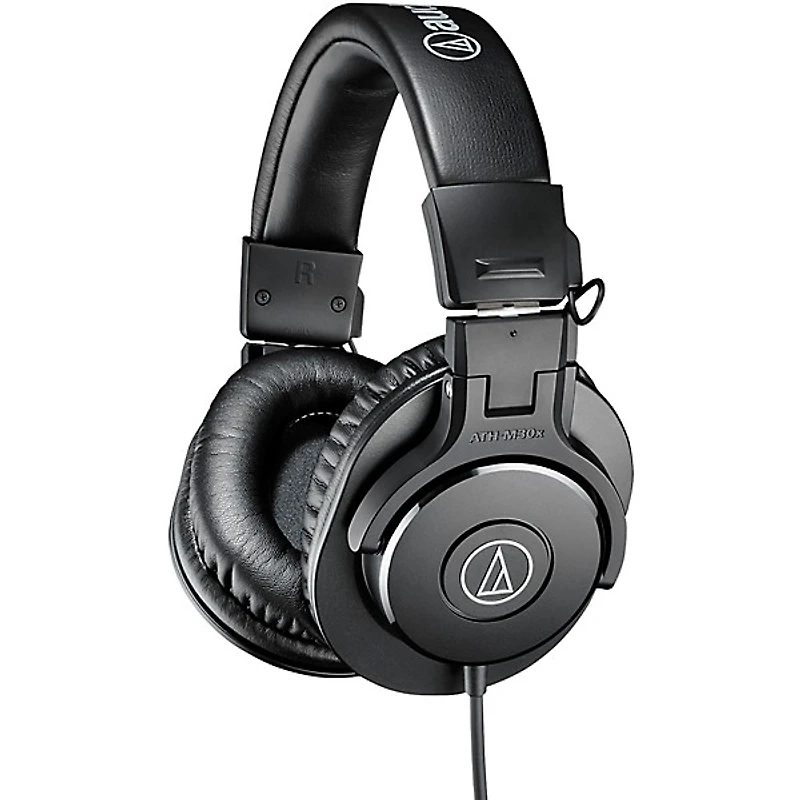 Audio-Technica ATH-M30x Closed-Back Professional Studio Monitor Headphones Black